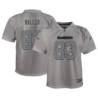 youth nike darren waller gray las vegas raiders atmosphere 